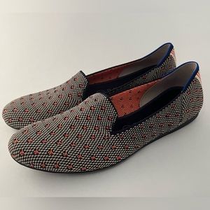 Like New Rothy’s Coral Dot Loafers Size 10